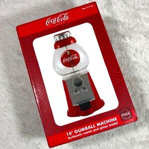 Vintage Coca-Cola Authentic Metal and Glass 10" Gumball Machine
